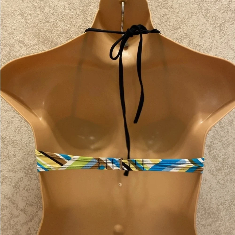 a.n.a Multicolor Striped Bikini Top
